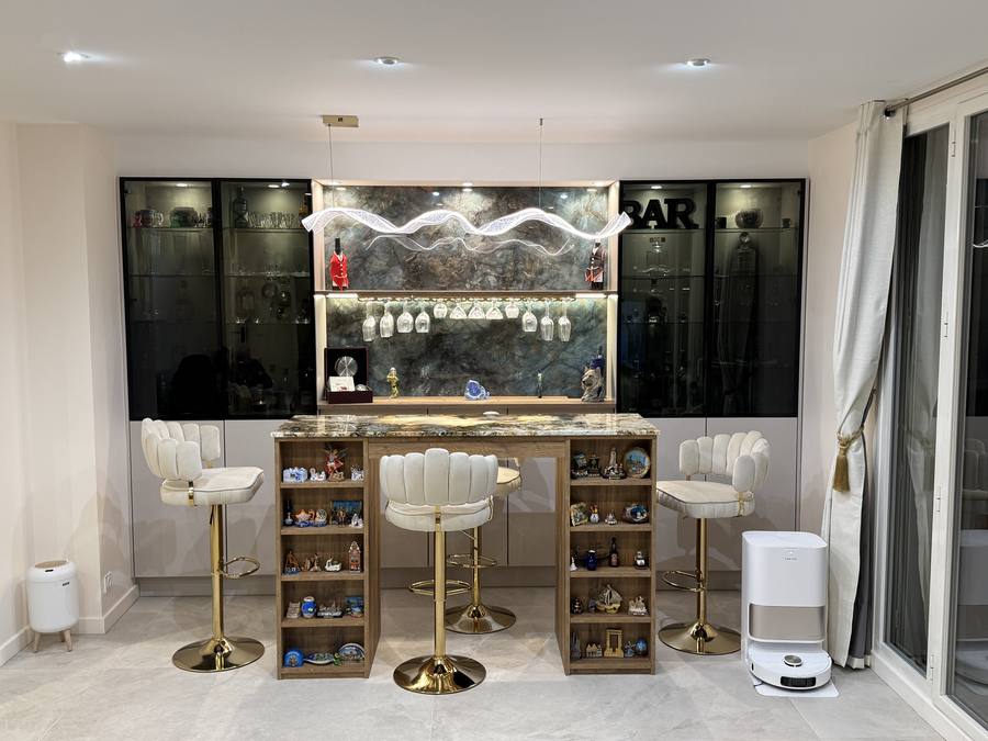 Rénovation d'un salon dans un appartement à Paris 75