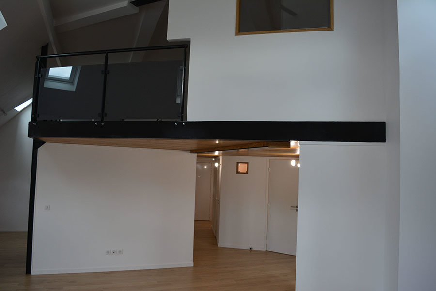 Travaux de rénovation totale d'un duplex à Paris dans le 11ème arrondissement